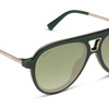 image:imageDIFF Tosca III Designer Aviator Sunglasses for Women  Fashionable amp Trendy Style  UV400 ProtectionFairway Green  Aloe Green Gradient