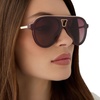image:imageDIFF Tosca III Designer Aviator Sunglasses for Women  Fashionable amp Trendy Style  UV400 ProtectionRugby Red