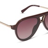 image:imageDIFF Tosca III Designer Aviator Sunglasses for Women  Fashionable amp Trendy Style  UV400 ProtectionRugby Red