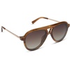 image:imageDIFF Tosca III Designer Aviator Sunglasses for Women  Fashionable amp Trendy Style  UV400 ProtectionTawny Tortoise