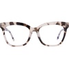 image:imageDIFF Winston Designer Oversized Square Computer Blue Light Blocking Glasses for Men and WomenCream Tortoise