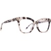 image:imageDIFF Winston Designer Oversized Square Computer Blue Light Blocking Glasses for Men and WomenCream Tortoise