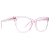 image:imageDIFF Winston Designer Oversized Square Computer Blue Light Blocking Glasses for Men and WomenLight Pink