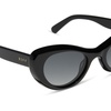image:imageDIFF Zaria Designer Cat Eye Sunglasses for Women  UV400 ProtectionBlack  Grey Gradient
