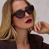 image:imageDIFF Zaria Designer Cat Eye Sunglasses for Women  UV400 ProtectionEspresso Tortoise  Brown Gradient