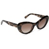 image:imageDIFF Zaria Designer Cat Eye Sunglasses for Women  UV400 ProtectionEspresso Tortoise  Brown Gradient