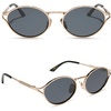 image:imageDIFF  Jessie James Decker Limoncello Lightweight Wire Sunglasses for Women UV400 ProtectionGold  Grey