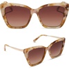 image:imageDIFF Becky II Designer Cat Eye Sunglasses for Women  Tortoise Frames  100 UV ProtectionGilded Tortoise  Brown Gradient