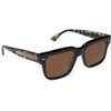 image:imageDIFF Emily in Paris  Alfie Rectangle Designer Sunglasses for Women and Men  UV400 Protection  Truffle Tortoise  Deep Brown