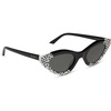 image:imageDIFF Emily in Paris  Emily Cat Eye Designer Sunglasses for Women  UV400 Protection  Midnight Polka Dot  Chic Grey
