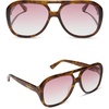 image:imageDIFF For Love amp Lemons  Pauline Oversized Navigator Sunglasses for Women  UV400 ProtectionHoney Tortoise  Rose Gradient