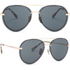 image:imageDIFF Lenox Polarized Designer Aviator Sunglasses for Women UV400 Protection Gold Stainless Steel FramesGold  G15