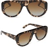 image:imageDIFF Morgan Oversized Designer Aviator Sunglasses for Women  UV400 Polarized ProtectionEspresso Tortoise  Brown Gradient