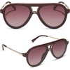 image:imageDIFF Tosca III Designer Aviator Sunglasses for Women  Fashionable amp Trendy Style  UV400 ProtectionRugby Red