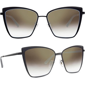 image:imageDIFF Becky Designer Cat Eye Sunglasses for Women UV400 Protection trendy lightweight metal