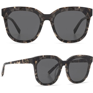 image:imageDIFF Gia Designer Square Sunglasses for Women  Fashionable amp Trendy Eyewear  100 UVAUVB ProtectionEspresso Tortoise  Grey