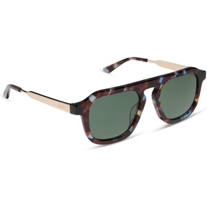 image:imageDIFF Jena Sims Designer Oversized Sunglasses for Women  100 UVAUVB Polarized ProtectionBlue Color Pop  G15