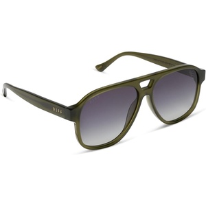 image:imageDIFF Jessie James Decker Nash JJD Aviator Designer Sunglasses for Women UV400 ProtectionMilky Olive  Grey Gradient
