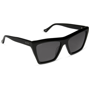image:imageDIFF Jessie James Decker Vivi JJD Angular Designer Sunglasses for Women UV400 ProtectionBlack  Grey