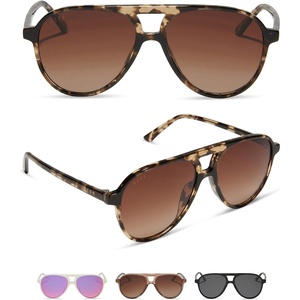 image:imageDIFF Tosca II Aviator Sunglasses for Women  Fashionable amp Trendy  UV400 ProtectionEspresso Tortoise  Brown Gradient