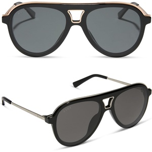 image:imageDIFF Tosca III Designer Aviator Sunglasses for Women  Fashionable amp Trendy Style  UV400 ProtectionBlack