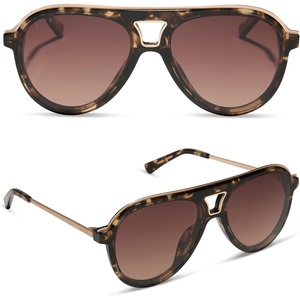 image:imageDIFF Tosca III Designer Aviator Sunglasses for Women  Fashionable amp Trendy Style  UV400 ProtectionEspresso Tortoise