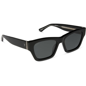 image:imageDIFF Yellowstone Sunglasses  Beth II Chunky Rectangular Sunglasses for Women  UV400 Polarized ProtectionNight Sky Black