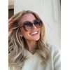 image:imageDIFF Berkely Navigator Sunglasses for Women  UV400 Protection  Modern Metal FramesBlack