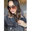 image:imageDIFF Berkely Navigator Sunglasses for Women  UV400 Protection  Modern Metal FramesBlack