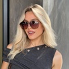 image:imageDIFF Berkely Navigator Sunglasses for Women  UV400 Protection  Modern Metal FramesBlack