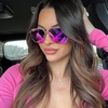 image:imageDIFF Berkely Navigator Sunglasses for Women  UV400 Protection  Modern Metal FramesGold  Pink Rush Mirror