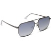 image:imageDIFF Berkely Navigator Sunglasses for Women  UV400 Protection  Modern Metal FramesGunmetal  Slate Gradient Flash