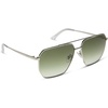 image:imageDIFF Berkely Navigator Sunglasses for Women  UV400 Protection  Modern Metal FramesSilver  Cool Matcha Gradient
