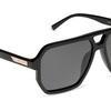 image:imageDIFF Cameron Navigator Sunglasses for Women  100 UV Polarized Protection  Solid FramesBlack
