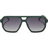 image:imageDIFF Cameron Navigator Sunglasses for Women  100 UV Polarized Protection  Solid FramesFairway Green  Grey Gradient