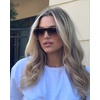 image:imageDIFF Dash Shield Aviator Sunglasses for Women UV400 ProtectionGold  Brown Gradient