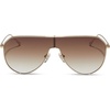 image:imageDIFF Dash Shield Aviator Sunglasses for Women UV400 ProtectionGold  Brown Gradient