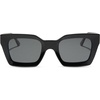 image:imageDIFF Greer Designer Rectangular Sunglasses for Women  UV400 Polarized ProtectionBlack  Grey