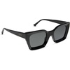 image:imageDIFF Greer Designer Rectangular Sunglasses for Women  UV400 Polarized ProtectionBlack  Grey
