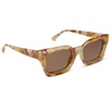 image:imageDIFF Greer Designer Rectangular Sunglasses for Women  UV400 Polarized ProtectionGilded Tortoise  Brown