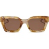 image:imageDIFF Greer Designer Rectangular Sunglasses for Women  UV400 Polarized ProtectionGilded Tortoise  Brown