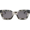 image:imageDIFF Greer Designer Rectangular Sunglasses for Women  UV400 Polarized ProtectionKombu Tortoise  Grey