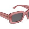 image:imageDIFF Indy Rectangular Sungalsses for Women  UV400 Protection  Designer Acetate FramesGuava