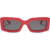 image:imageDIFF Indy Rectangular Sungalsses for Women  UV400 Protection  Designer Acetate FramesSunset