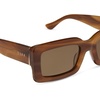 image:imageDIFF Indy Rectangular Sungalsses for Women  UV400 Protection  Designer Acetate FramesTawny Tortoise  Brown