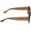 image:imageDIFF Indy Rectangular Sungalsses for Women  UV400 Protection  Designer Acetate FramesTortoise  Brown