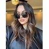 image:imageDIFF Jordan Designer Navigator Sunglasses for Women  100 UVAUVB ProtectionBlack  Grey