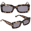 image:imageDIFF Indy Rectangular Sungalsses for Women  UV400 Protection  Designer Acetate FramesEspresso Tortoise  Grey
