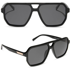 image:imageDIFF Cameron Navigator Sunglasses for Women  100 UV Polarized Protection  Solid FramesBlack
