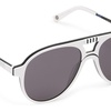 image:imageDIFF Star Wars Stormtrooper Aviator Polarized Sunglasses Galactic White  Designer Frames UV400 Black Polarized Lens Star Wars Stormtrooper Designer For Men and Women Trendy Designer Style
